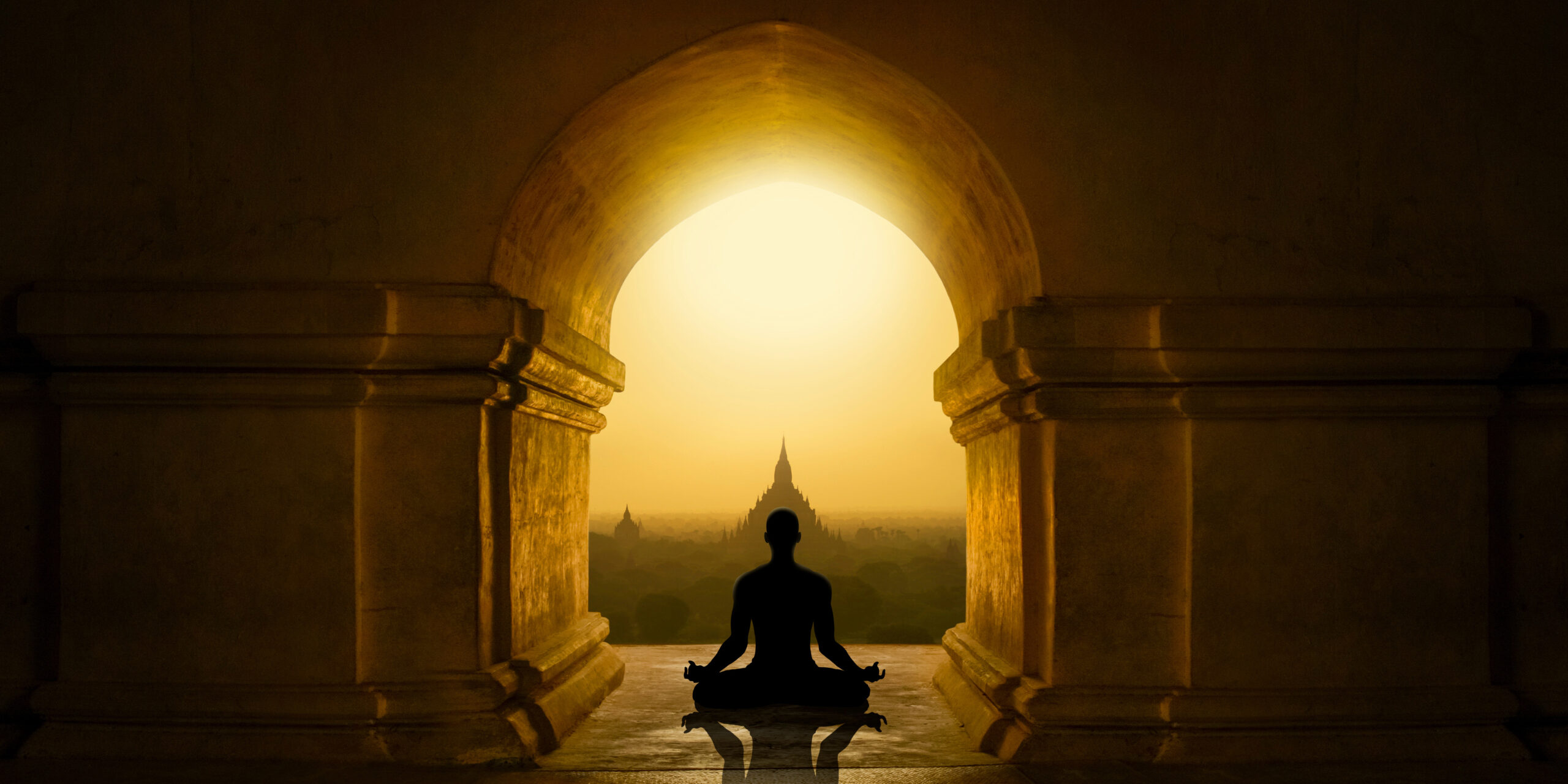 Meditation in buddhist temple Meditation in buddhist temple